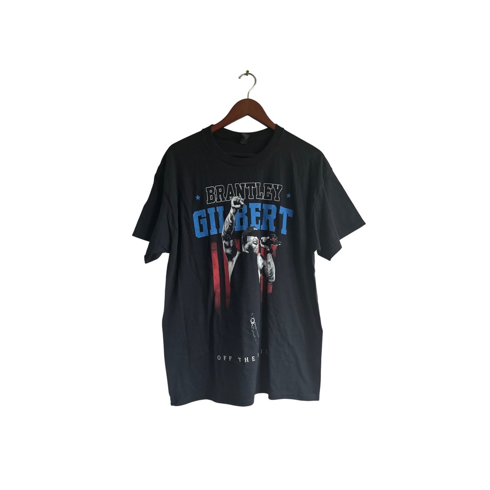 Brantley Gilbert Off The Rails Tour 2024 Concert‎ T-Shirt Mens Graphic